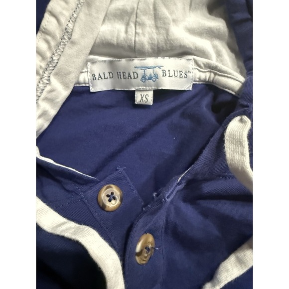 Bald Head Blues Pullover Hoodie Long Sleeve Extra Small - Picture 2 of 4